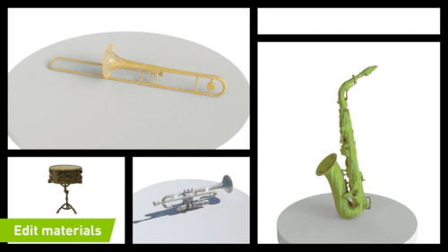 NVIDIA用照片造出逼真3D乐器,大秀爵士乐表演,论文入选计算机视觉顶会